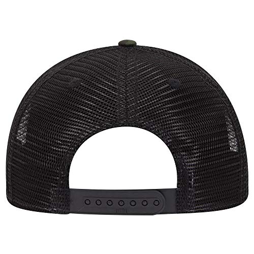 OTTO Camouflage Round Flat Visor Snapback for Men and Women Stylish Summer Hat