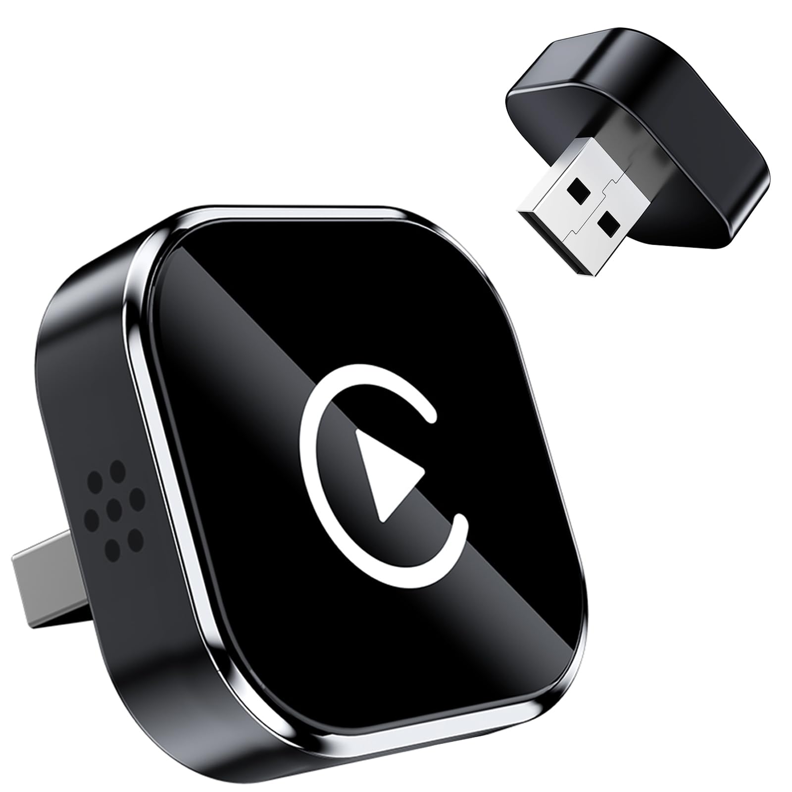  Upgraded Wired to Wireless CarPlay Adapter for iPhone 2025, Mini USB to Type-C Extension, Plug and Play
| Stable Connec