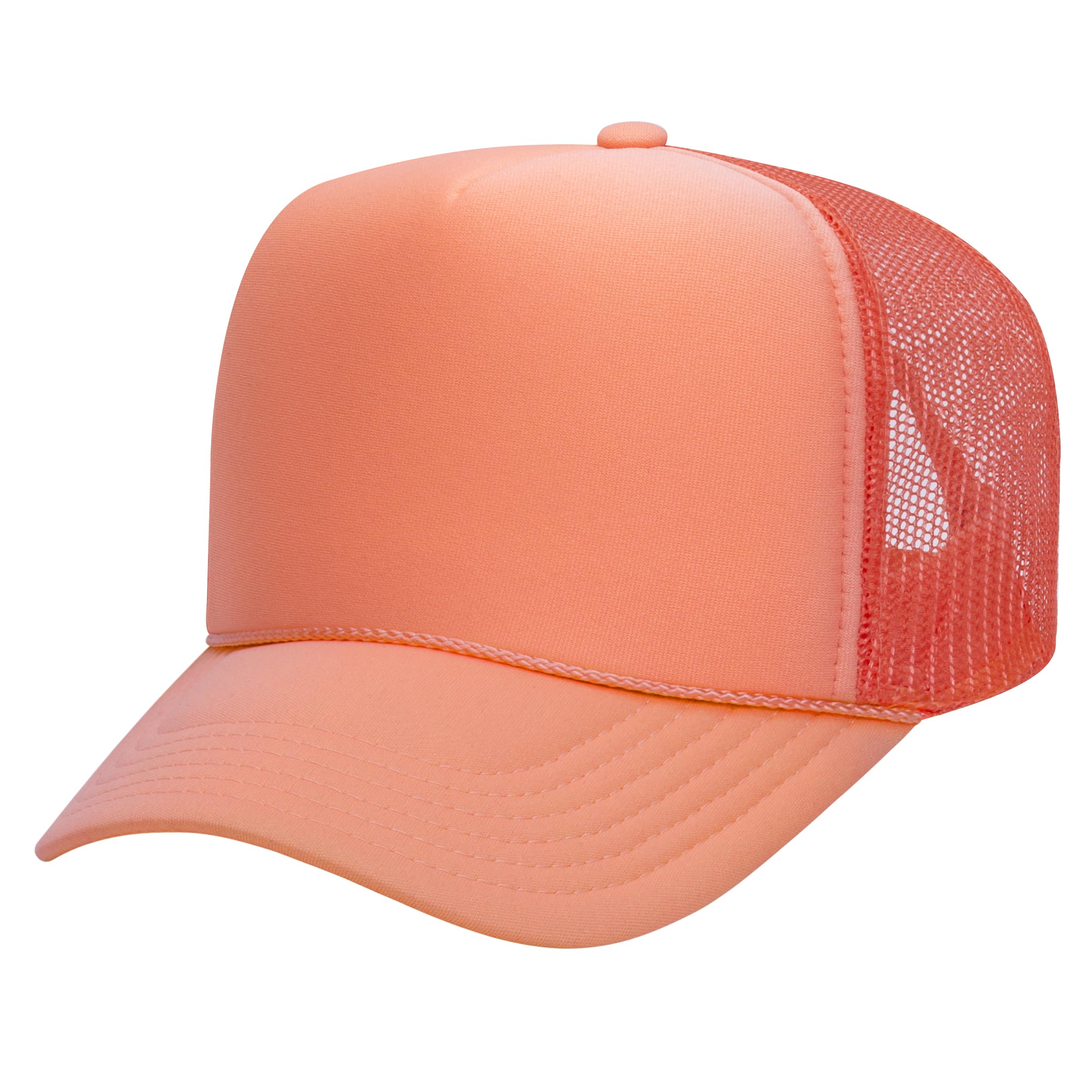 Joe's USA OTTO 39-165 Foam Trucker Hats - Popular DIY Customizable 5-Panel High Crown Mesh Back Caps for Adults